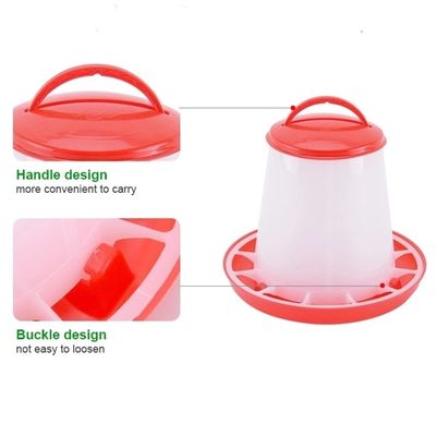 Corrosion Resistance 6kg Quail Poultry Feeder Drinker