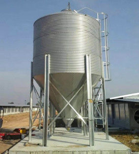 33.5ton Poly Grain Bin Poultry Farm Equipment